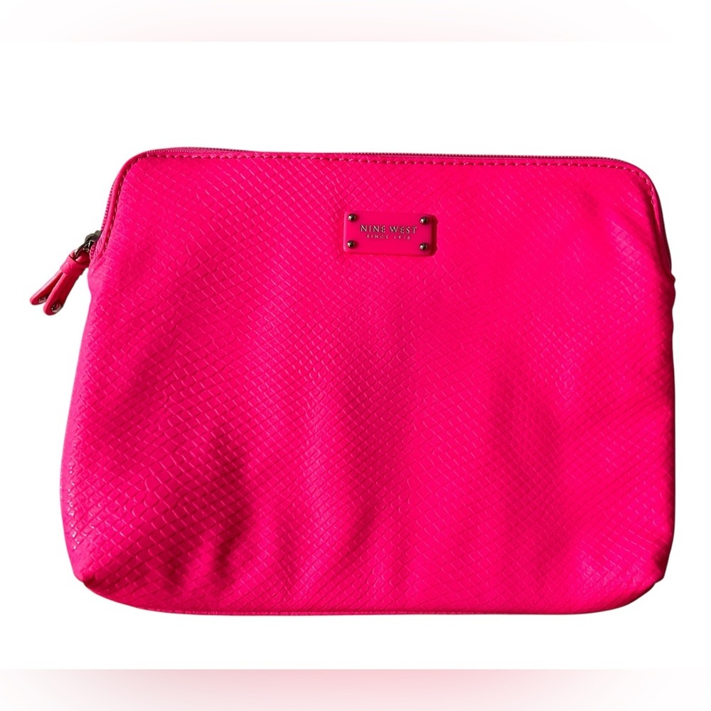 Nine West Hot Pink Textured Tablet Case/Slim Case, approx. 11”x8.5”